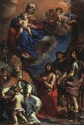  Giovanni Francesco  Guercino Virgin and Child with the Patron Saints of Modena Sweden oil painting reproduction
